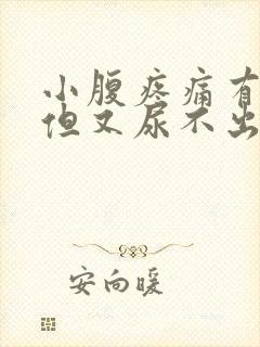 小腹疼痛有尿意但又尿不出来