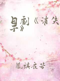 日剧《消失的妻子》