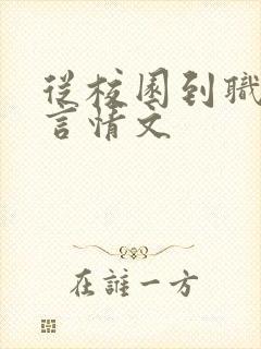 从校园到职场的言情文