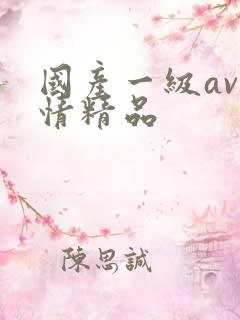国产一级av剧情精品