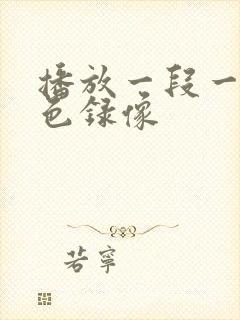 播放一段一级黄色录像