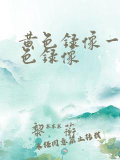 黄色录像一级黄色录像