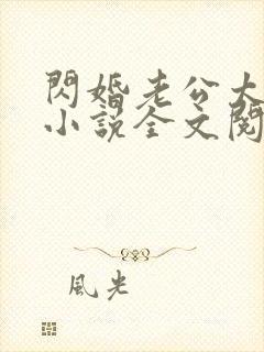 闪婚老公太凶猛小说全文阅读