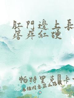 肛门边上长了疙瘩疼红硬