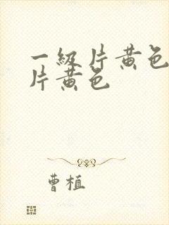 一级片黄色一级片黄色