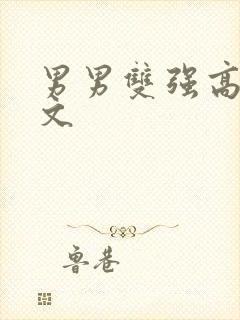 男男双强高h爽文