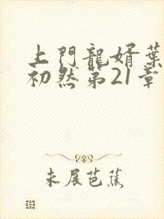 上门龙婿叶辰萧初然第21章