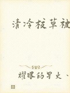 清冷校草被