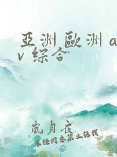 亚洲 欧洲 av 综合