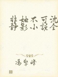 非她不可沈遇苏静影小说全文阅读