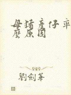 母猪产仔率低什么原因