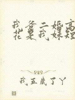 我爸二婚高冷校花是我妹短剧演员表