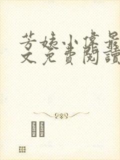 芳姨小伟最新全文免费阅读小说