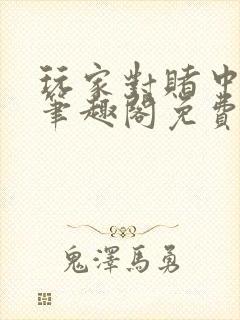 玩家对赌中by笔趣阁免费阅读在线阅读