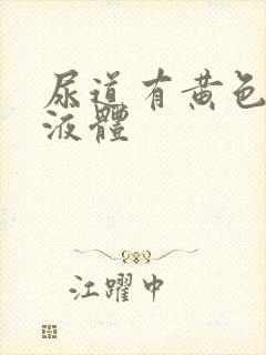 尿道有黄色粘稠液体