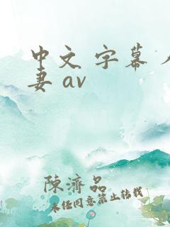 中文 字幕 人妻 av