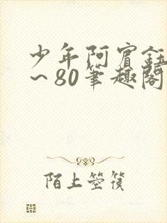 少年阿宾钰慧1～80笔趣阁