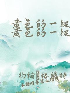 黄色的一级片,黄色的一级片