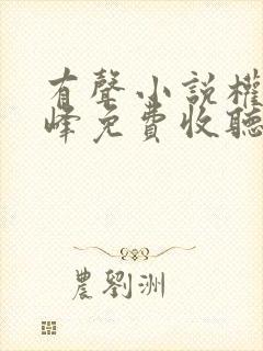 有声小说权力巅峰免费收听