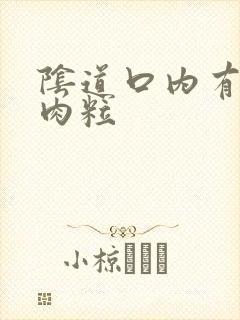 阴道口内有个肉肉粒