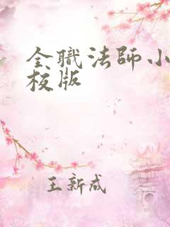 全职法师小说精校版