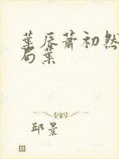 叶辰萧初然大结局叶