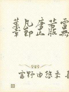 叶凡唐若雪最新章节正版无弹窗