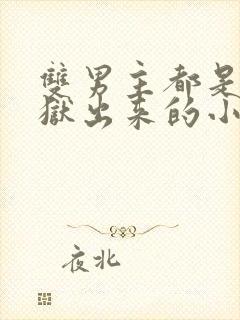 双男主都是从监狱出来的小说推荐完结