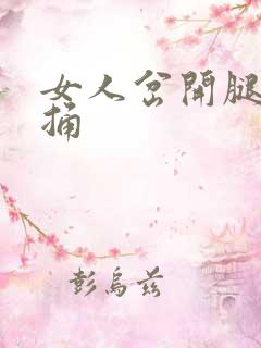 女人岔开腿让人捅