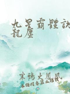 九星霸体诀小说龙尘