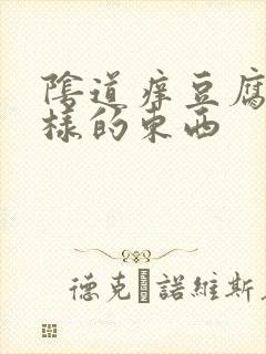 阴道痒豆腐渣一样的东西