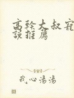 高干大叔宠文小说推荐