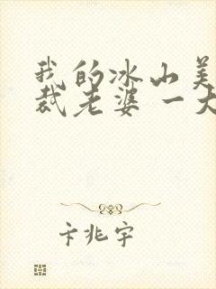 我的冰山美女总裁老婆 一大王