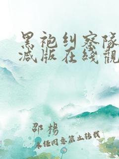 黑袍纠察队无删减版在线观看