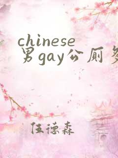 chinese男gay公厕多人