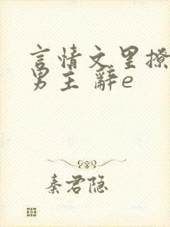 言情文里撩直男男主 辞e