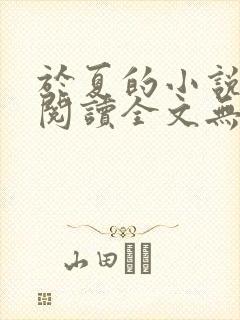 于夏的小说免费阅读全文无弹窗