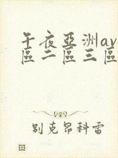 午夜亚洲av一区二区三区