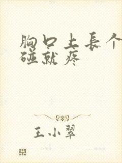 胸口上长个包一碰就疼