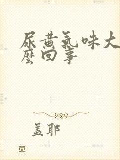 尿黄气味大是怎么回事