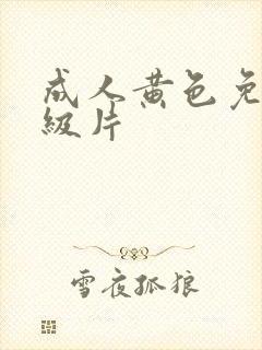 成人黄色免费一级片