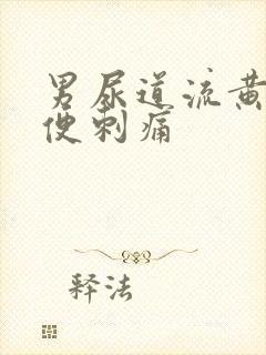 男尿道流黄脓小便刺痛