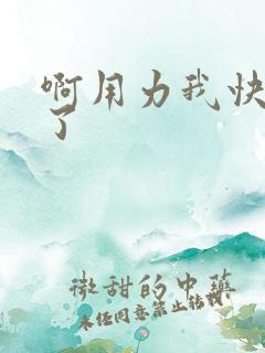 啊用力我快高潮了