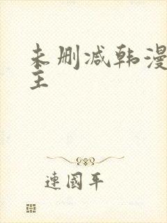 未删减韩漫双男主