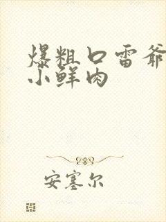 爆粗口雷爷调教小鲜肉