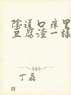 阴道口痒里面有豆腐渣一样的东西