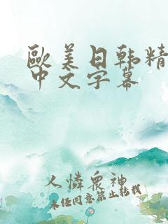 欧美日韩精品一中文字幕