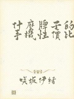 什么牌子的安卓手机性价比比较好