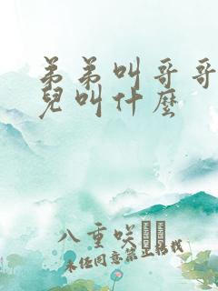 弟弟叫哥哥的女儿叫什么