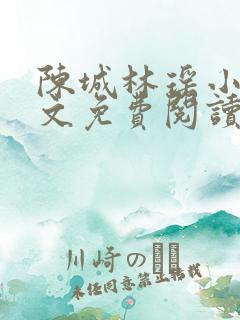 陈城林瑶小说全文免费阅读无弹窗